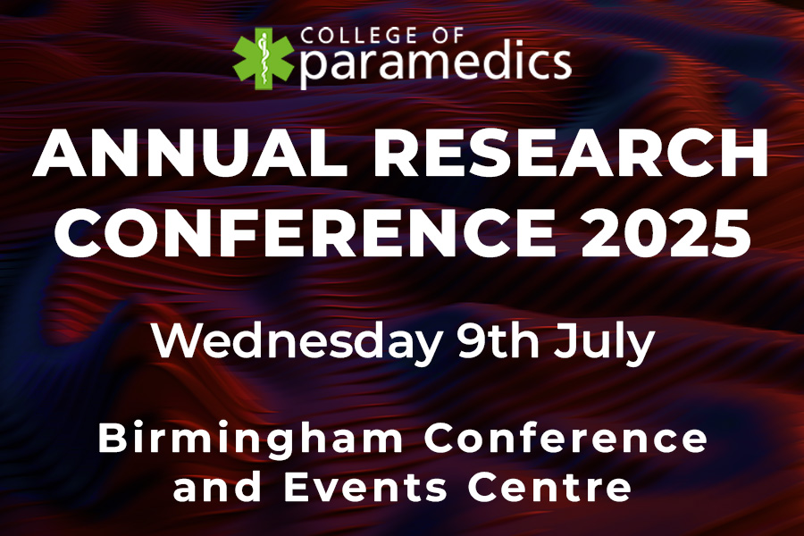 2025 College of Paramedics' Annual Research Conference